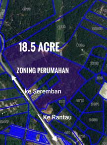 18.5 ekar Tepi Jalan Utama Rantau