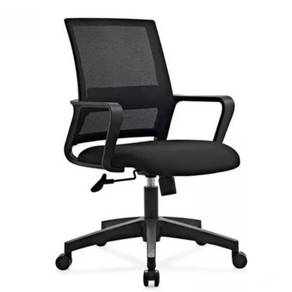 Kerusi Ofis Hitam Beroda Pra Pesanan Baru