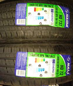 New tyre 195R15C HAIDA YEAR 2024