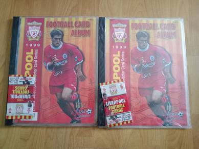 2 Unused 1999 Liverpool Football Card Albums