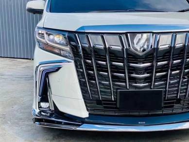 Alphard 2015 Convert 2018 Front Bumper Bodykit