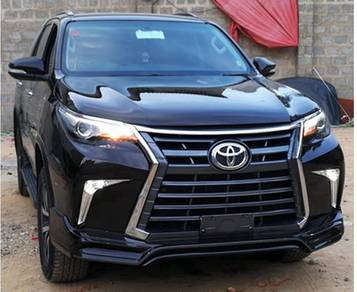 Toyota Fortuner Convert Lexus Lx Body kit Bumper