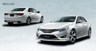Toyota mark-x modelista body kit with oem paint