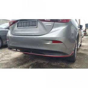 Mazda 3 sedan body kit oem with spoiler and paint