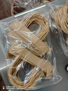 50 Pasang Pemegang Beg Kertas Baru PEMEGANG SAJA
