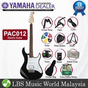 Yamaha PAC012 Double Cutaway Electric Guitar BK