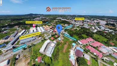 Papar Town Roadside Vacant Land For Rent