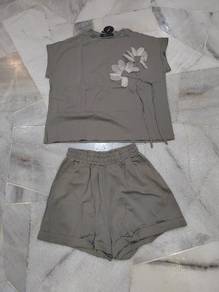 cotton T-shirt short set