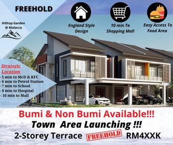 New Freehold Double Storey Terrace Bukit Katil Tehel Pantai Hospital