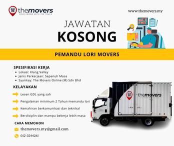 Pemandu & Pembantu Lori Movers