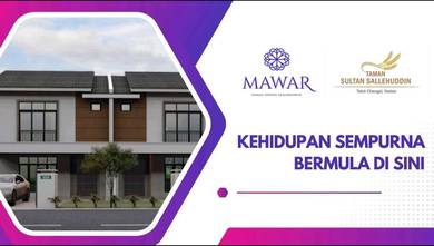 [MURAH DAN LUAS] SemiD 2 Tingkat TAMAN SULTAN SALLEHUDDIN, JLN K.KEDAH