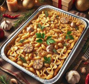 pasta chicken ham garlic