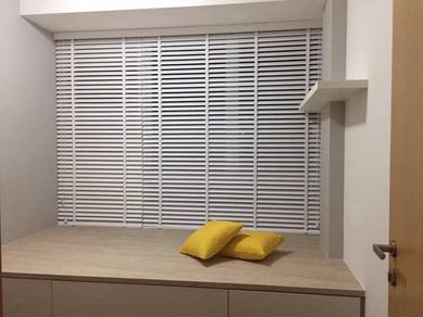 CURTAIN WOODEN BLIND l pasang venetian blind l