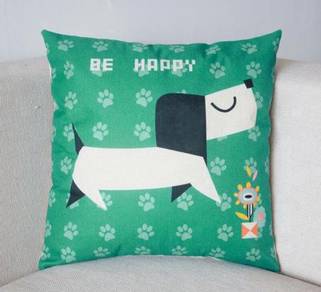 Dog pillow case cushion cover sofa chair sarung