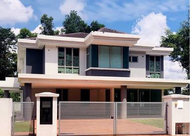 (BankLelong)+Rebate 65% Gaji 4K get 100% loan Cyberjaya 40x80 Semi D