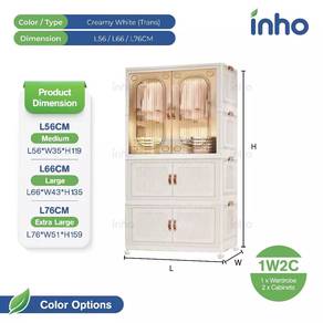 Wardrobe Storage Moveable Folding Stackable