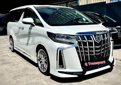 Luxury Toyota Alphard kereta sewa car rental Jb