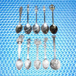 Vintage Hawaii Collectible Souvenir Spoon 10 units