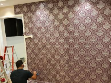 PASANGKAN KERTAS DINDING l wallpaper labour l