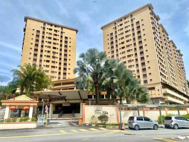 F.HOLD nNON BUMI JLN KAKI 1076 SQFT PUTRA VILLA CONDO TAMAN MELATI KL