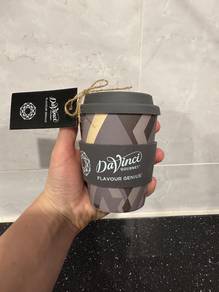Eco-friendly reusable bamboo drinks cup 350ml