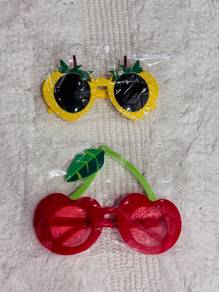 2 pcs party plastic sun glasses (New)