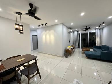 Fully Furnished Corner Aurora Residence Puchong Prima 100% Loan Nr LRT