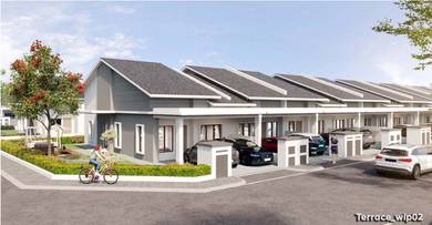 New-1-storey-Terraced-House-for-sale-Kuala-Selangor-Selangor
