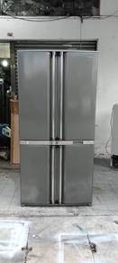 Sharp fridge refrigerator peti sejuk peti 605L