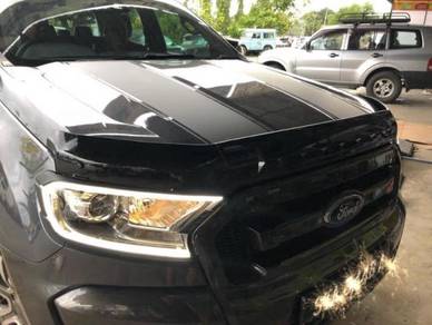 Ford Ranger T7 T6 T8 Bonnet Guard Visor Bodykit