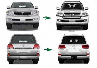 Land Cruiser Fj200 Convert Facelift Bumper Bodykit
