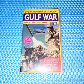 Gulf War: Operation Desert Storm VHS Video Tape