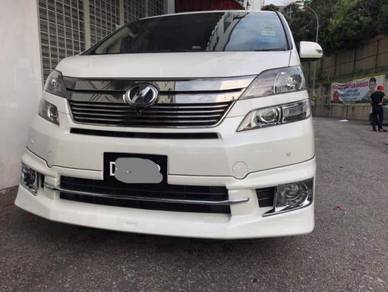 2013 Toyota Vellfire Modelista Front Skirt Bodykit