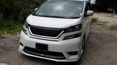 Toyota Vellfire 08 - 11 Front Rear Lip Trd Bodykit