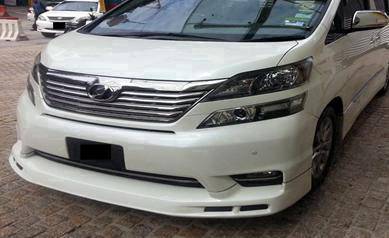 Toyota Vellfire Z Front Skirt With Paint Bodykit