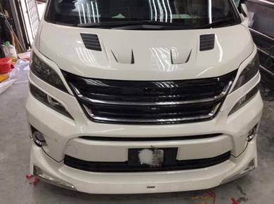 Toyota Vellfire Sixth Sense Bonnet Hood Bodykit