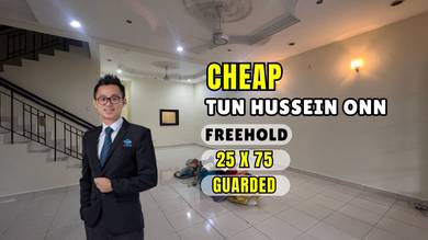 CHEAP Tun Hussein Onn Cheras 2 storey terrace house for sale