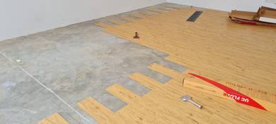 LANTAI JENIS VINYL FLOORING l pasang vinyl 3mm l