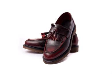 Dr Martens Adrian Tassel Loafer Rub Red Original