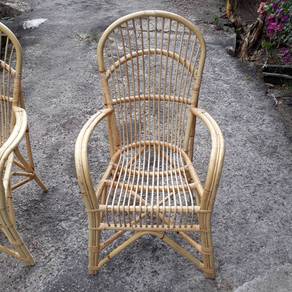 Kerusi rotan dewasa set 2