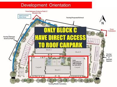 [MURAH CANTIK][DIRECT CAR PARK|BLOCK C] APARTMENT Masreca 19 Cyberjaya