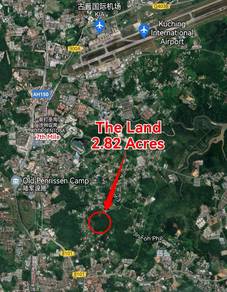 2.82 Acres Land at 7th Mile, Jalan Jambori, Stakan, Kuching