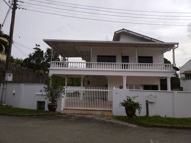 Corner Bungalow Double Storey House