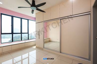 Custom Built-in Almari Pakaian Wadrobe