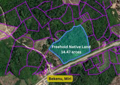 14 arces Freehold Native Land Bekenu Sibuti Miri