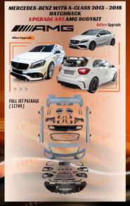 Mercedes W176 A45 AMG Facelift Convert Body Kit