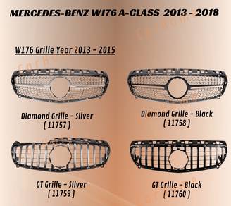 Mercedes W176 2013-2015 Front Grille GT Diamond