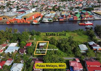 Native Residential land Pulau Melayu Miri Riverside