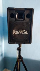 Panasonic RAMSA WS-A200E A Pair of Black Speakers