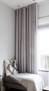 LANGSIR JENIS BLACK OUT l sheer curtain install l